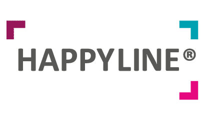 Logo HAPPYLINE, conception fabrication de décors murs et plafond pour les espaces collectifs
