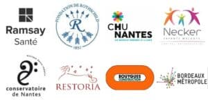 Ramsay Santé, Fondation de Rothschild, CHU Nantes, Hôpital Necker, Conservatoire de Nantes, Restoria, Bouygues construction, Bordeaux Métropole